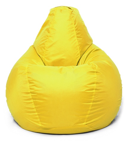 Кресло груша XL Оксфорд yellow